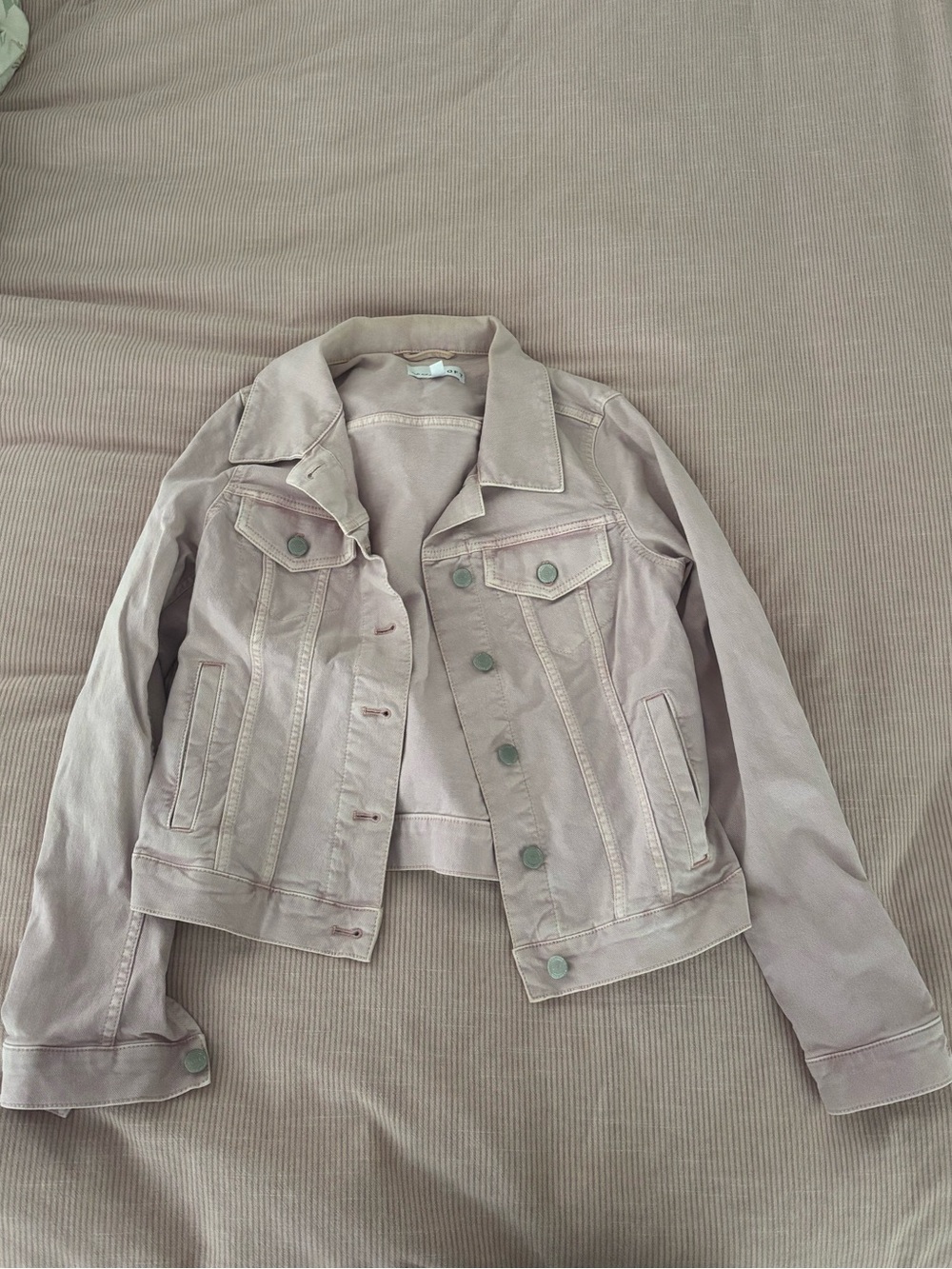 LOFT light pink denim jacket